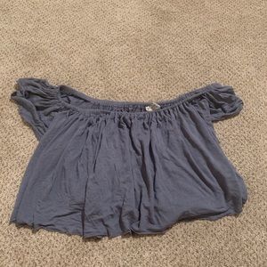 Off the shoulder shirt